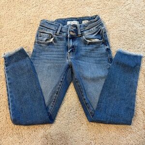 Youth KanCan Blue Ankle Cropped Jeans